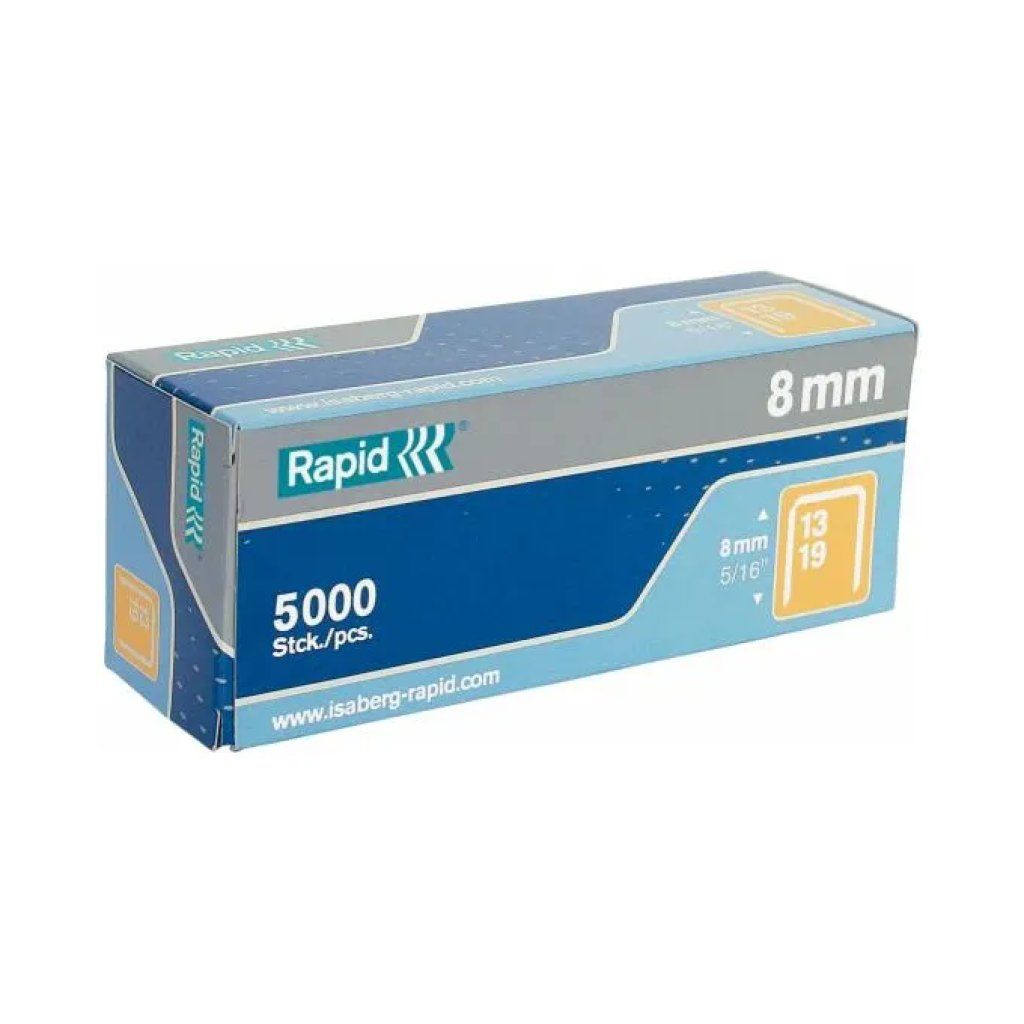 Rapid 11840600 Punti Metallici N.13 a Filo Fine 10 mm Zincati Confezione 5000 Pezzi