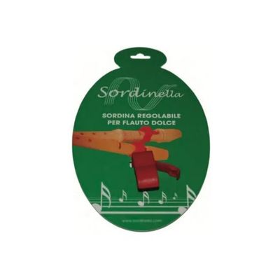 Hohner Sordinella regolabile rossa per flauto dolce soprano