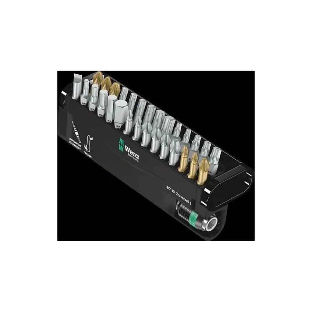 Wera Bit-Check 30 Universal 1 – Set punte per avvitatore, 30 pezzi