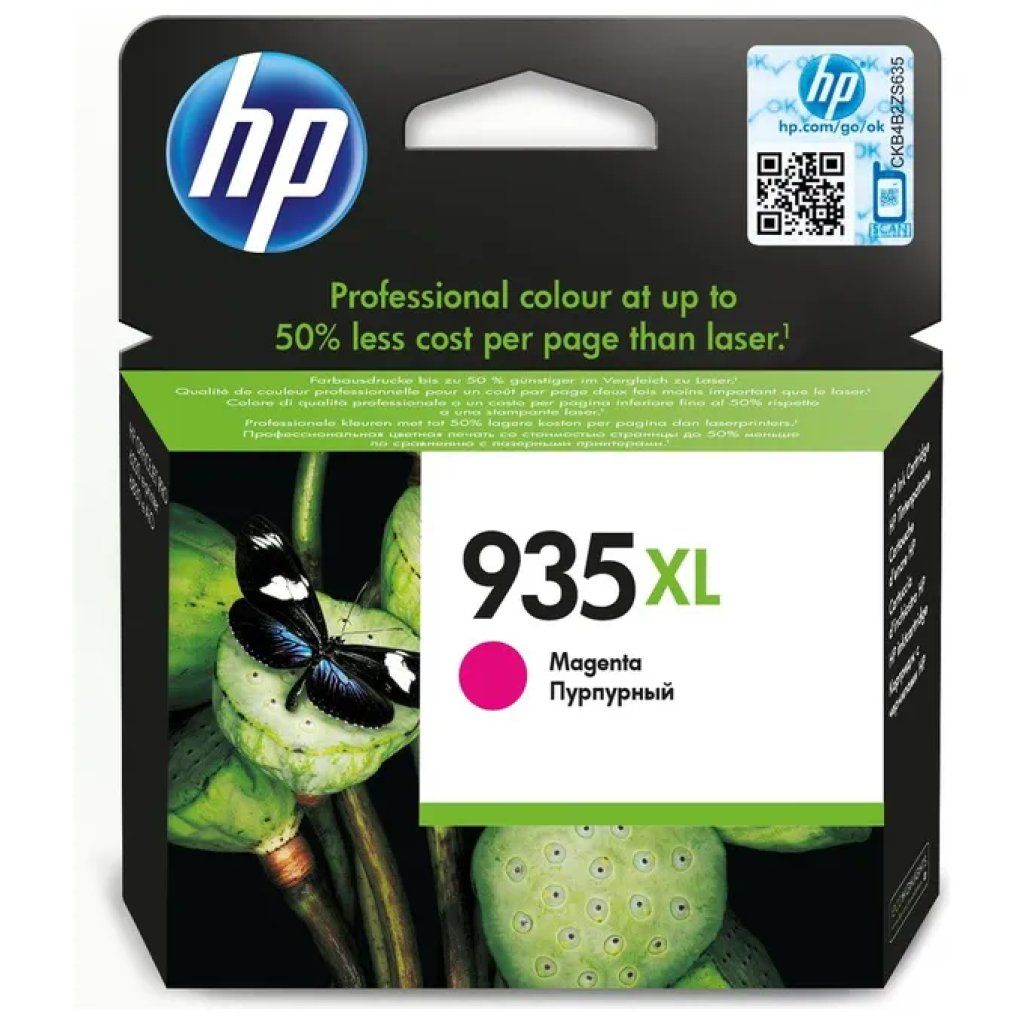 HP C2P25AE Cartuccia Originale Inchiostro Magenta ad Alta Capacita' 935XL Resa 825 Pagine Tipo HP C2P25AE Cartuccia Originale Inchiostro Magenta ad Alta Capacita' 935XL Resa 825 Pagine Tipo