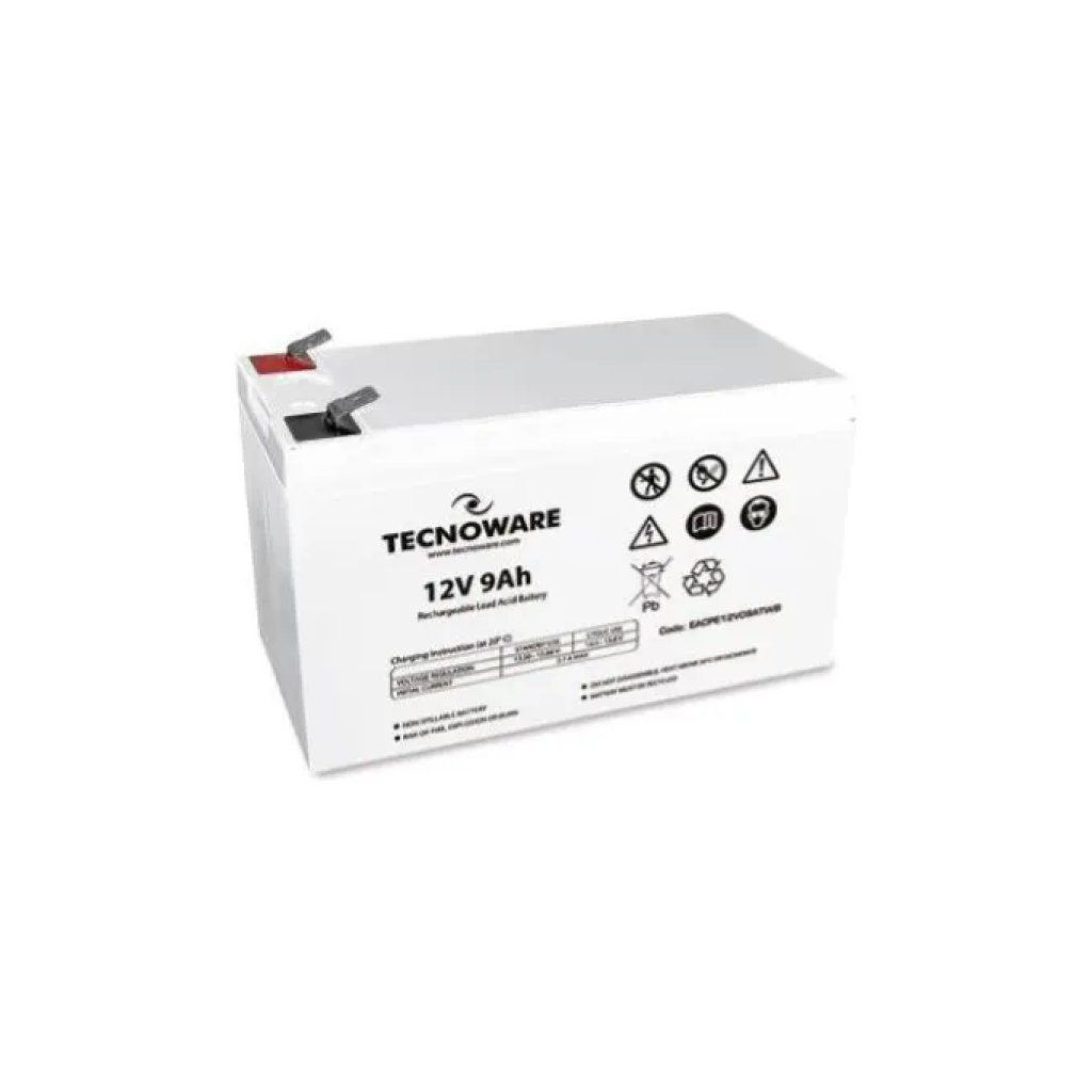 Tecnoware Power Battery 12V 9Ah – Batteria al Piombo per UPS