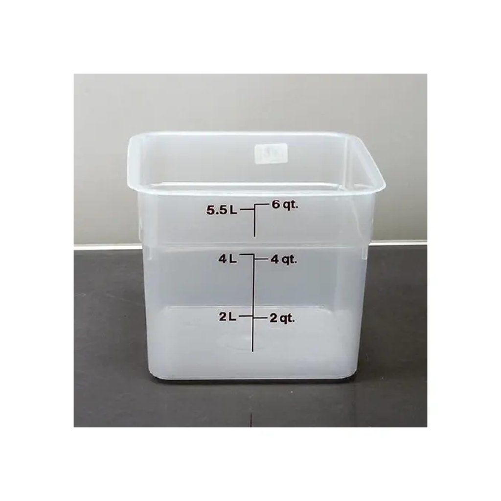 AGNELLI Cambro Camsquares Contenitore Quadrato per Alimenti 5,7 L