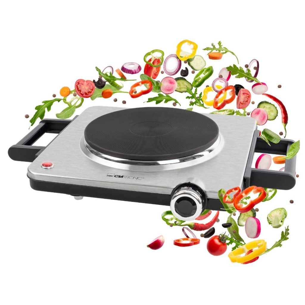 Clatronic EKP 3788 Piano Cottura Elettrico Portatile 1500 W Inox