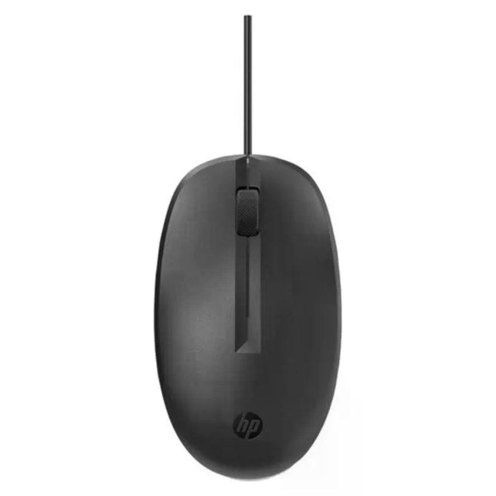 HP 125 Mouse Ottico Cablato USB-A Nero