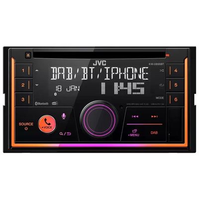 JVC KW-DB95BT Autoradio 2 DIN Sintolettore CD DAB Bluetooth 4.2 200W USB AUX Amazon Alexa colore Nero JVC KW-DB95BT Autoradio 2 DIN Sintolettore CD DAB Bluetooth 4.2 200W USB AUX Amazon Alexa colore Nero