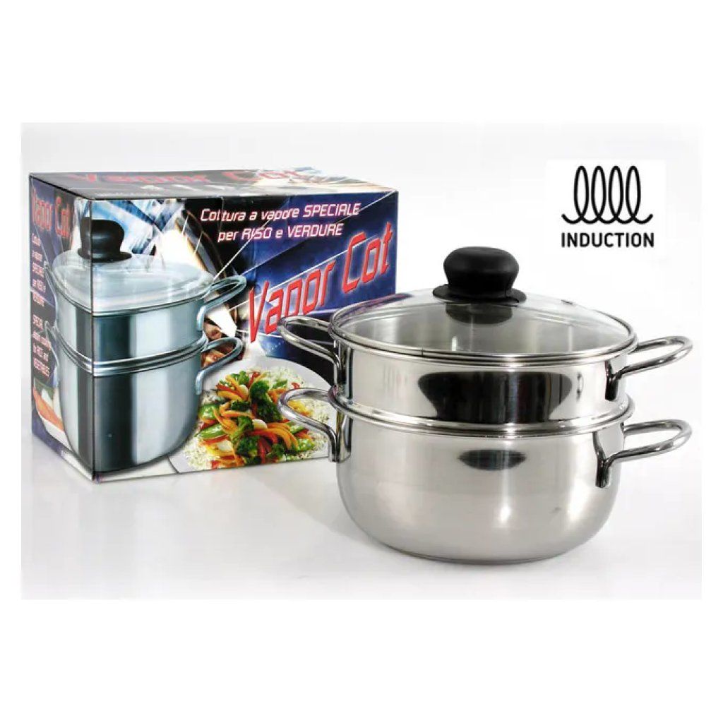 SACIM SCM780630 Risottiera in Acciaio Inox 18/10, 18 cm, per Induzione