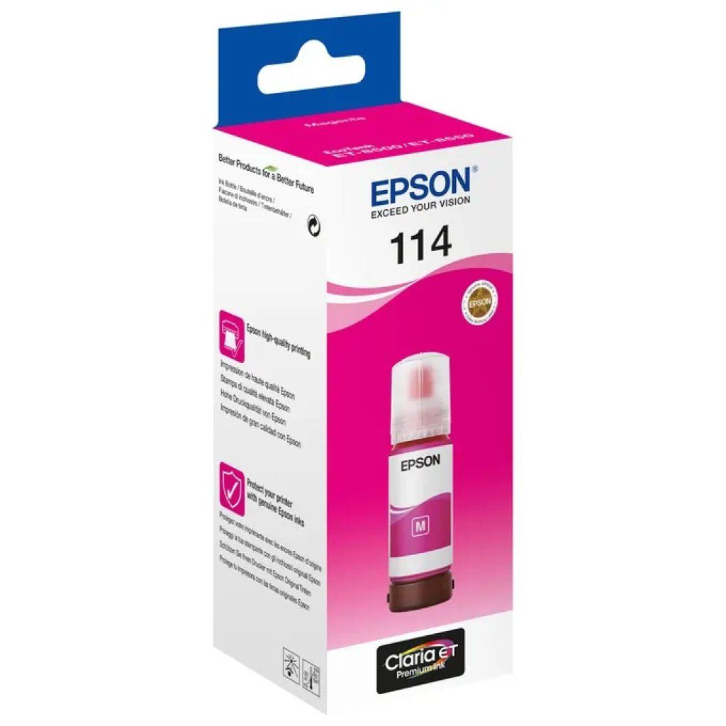 Epson 114 C13T07B340 Inchiostro Magenta 70 ml