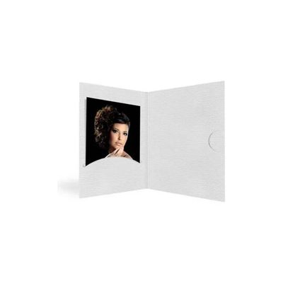 Daiber Opti-Line Cartoncini Portafoto Bianchi, Foto fino a 5 × 7 cm, 100 pezzi