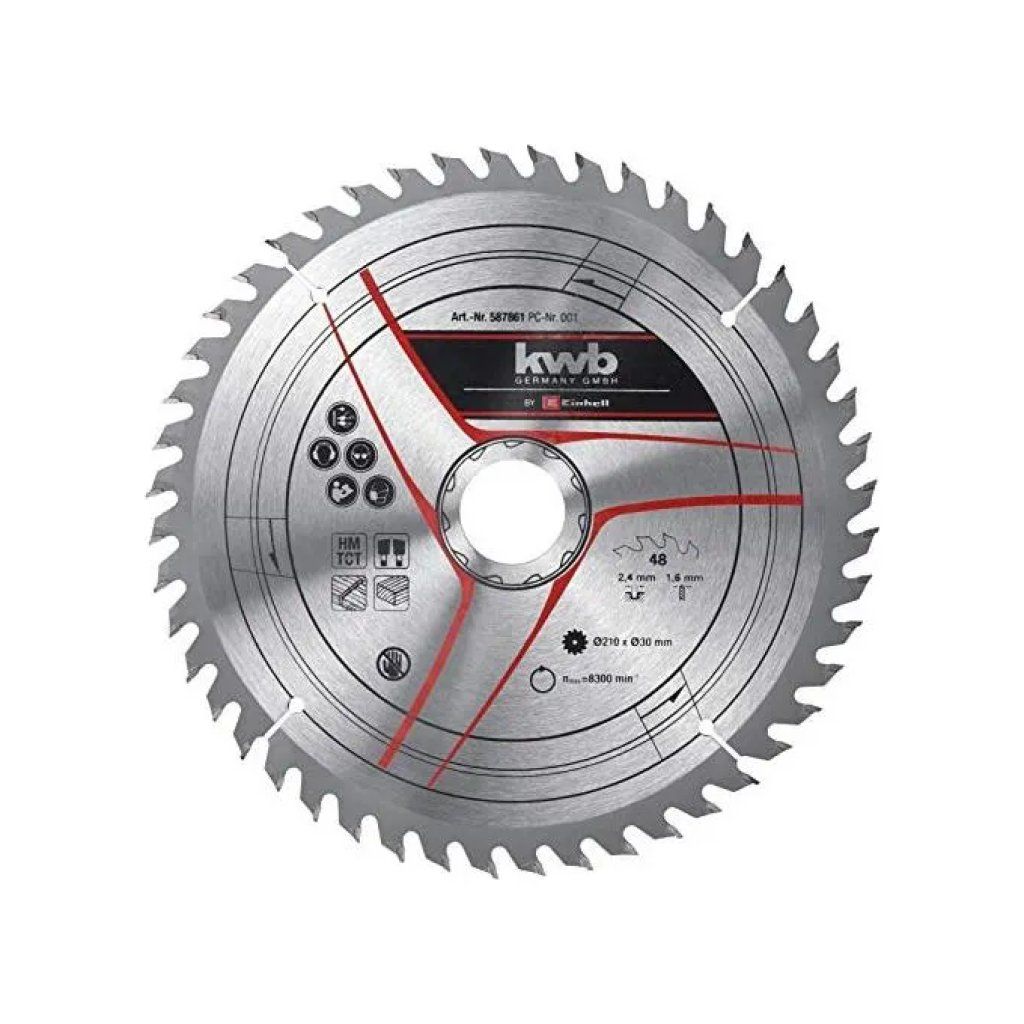 KWB Lama circolare TCT 210 mm, 48 denti KWB Lama circolare TCT 210 mm, 48 denti