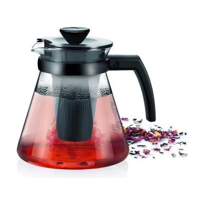 Tescoma Teo Teiera in Vetro Borosilicato con Infusore, 1,25 L