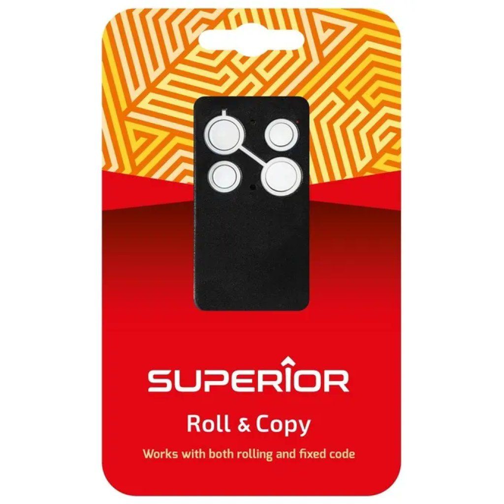 Superior RR001 Telecomando Universale 433,92 MHz Roll Superior RR001 Telecomando Universale 433,92 MHz Roll
