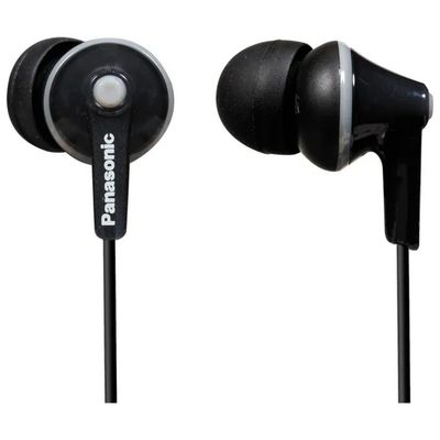 Panasonic RP-HJE125E-K ErgoFit Auricolari In-Ear Cablati, Nero Panasonic RP-HJE125E-K ErgoFit Auricolari In-Ear Cablati, Nero