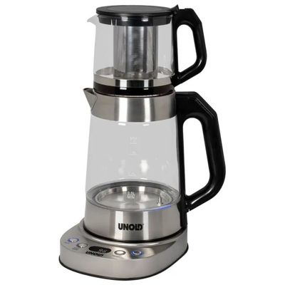 UNOLD 18215 Selin Samovar elettrico 1,7 L, 1800 W, acciaio inox