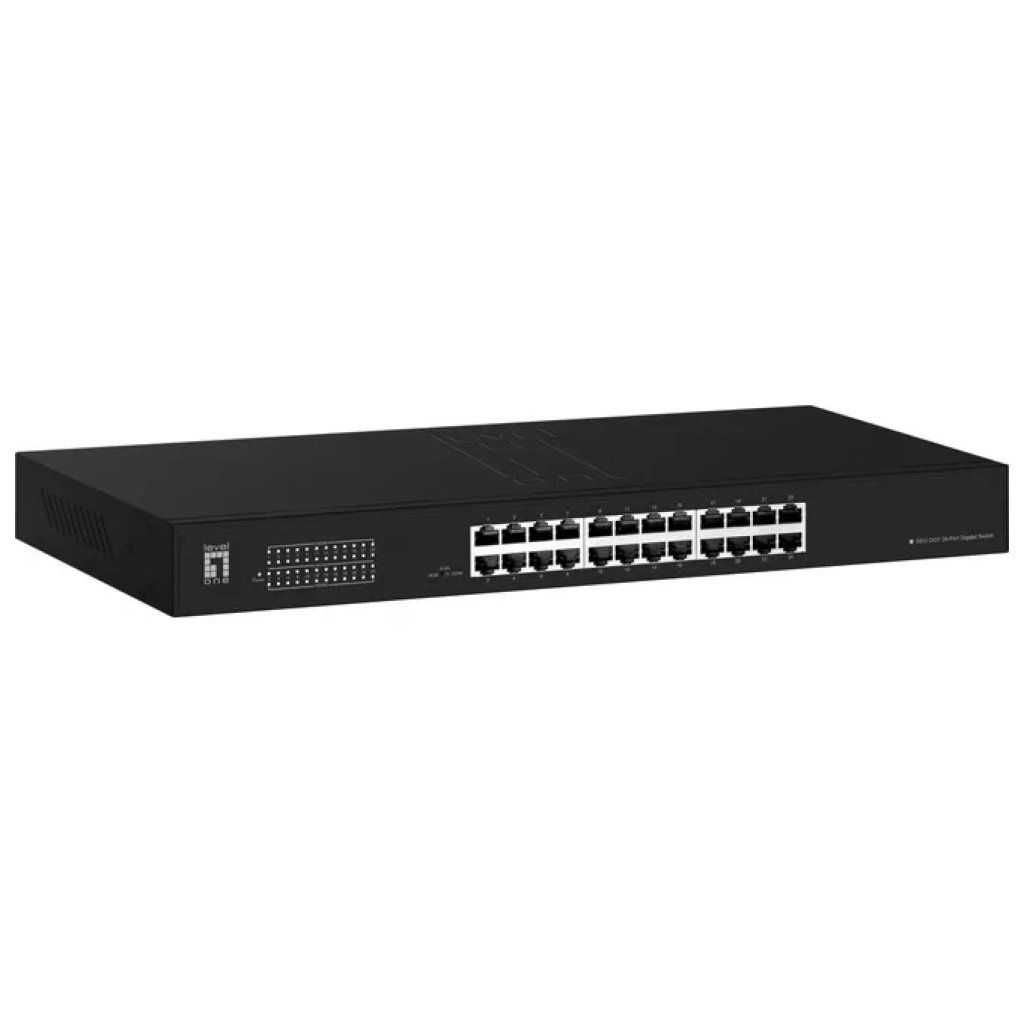 LEVEL ONE LevelOne GEU-2431 Switch Gigabit 24 Porte Rack 1U