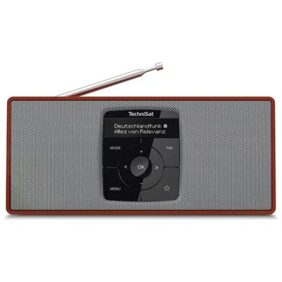 TechniSat DIGITRADIO 2S – Radio portatile DAB+ rossa e argento TechniSat DIGITRADIO 2S – Radio portatile DAB+ rossa e argento