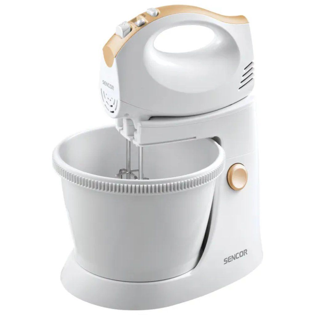 Sencor SHM 5330 EUE3 Sbattitore Manuale 500 W Bianco e Giallo Sencor SHM 5330 EUE3 Sbattitore Manuale 500 W Bianco e Giallo