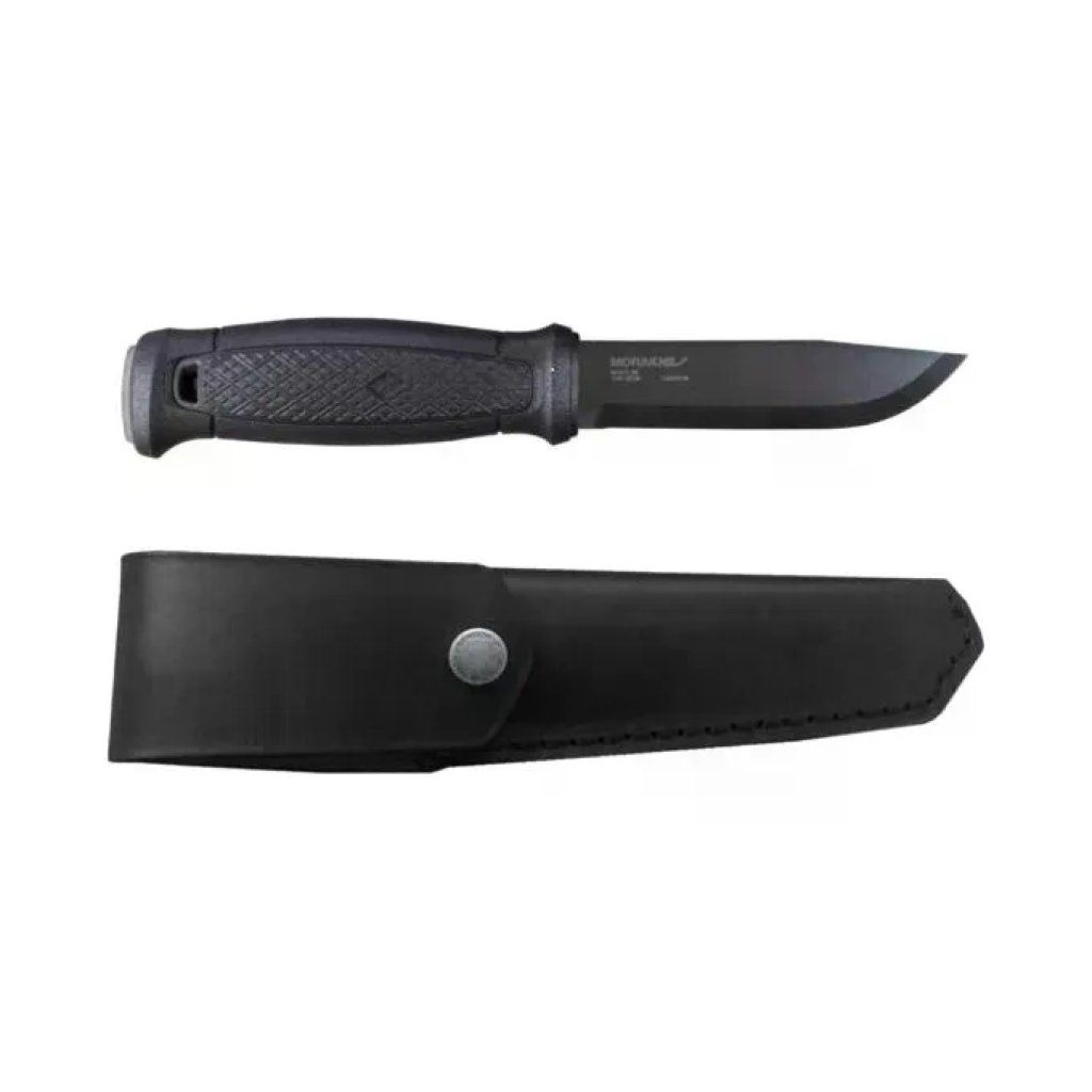 Morakniv Garberg Coltello da Caccia Nero con Lama in Acciaio al Carbonio
