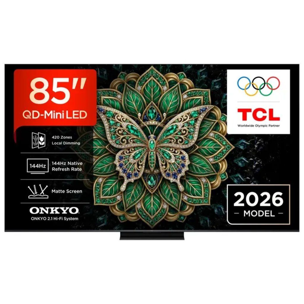 TCL 85C6K PRO C6K Pro Smart TV QD Mini LED 4K 144Hz HDR10+ 1000nit colore Nero TCL 85C6K PRO C6K Pro Smart TV QD Mini LED 4K 144Hz HDR10+ 1000nit colore Nero