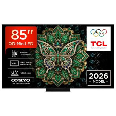 TCL 85C6K PRO C6K Pro Smart TV QD Mini LED 4K 144Hz HDR10+ 1000nit colore Nero TCL 85C6K PRO C6K Pro Smart TV QD Mini LED 4K 144Hz HDR10+ 1000nit colore Nero