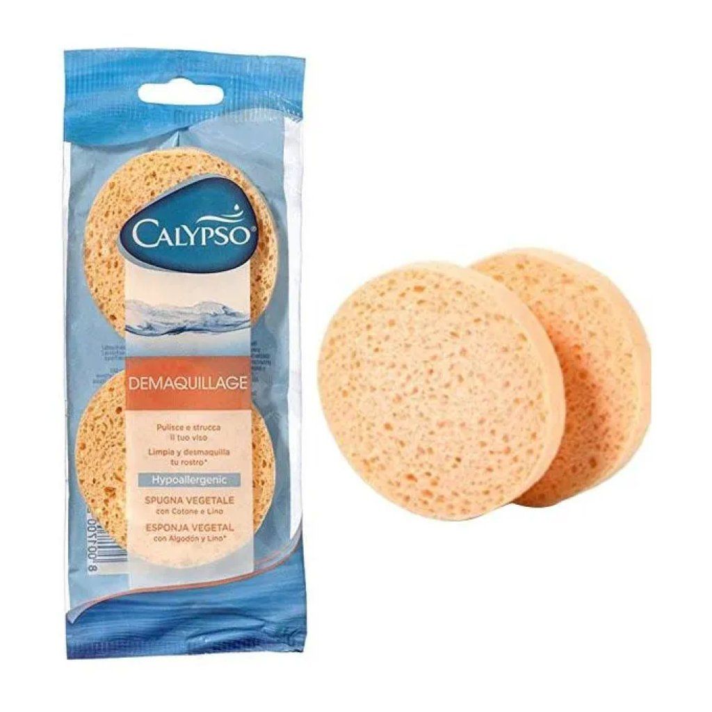 Calypso Natural Demaquillage – 2 spugne struccanti viso Calypso Natural Demaquillage – 2 spugne struccanti viso