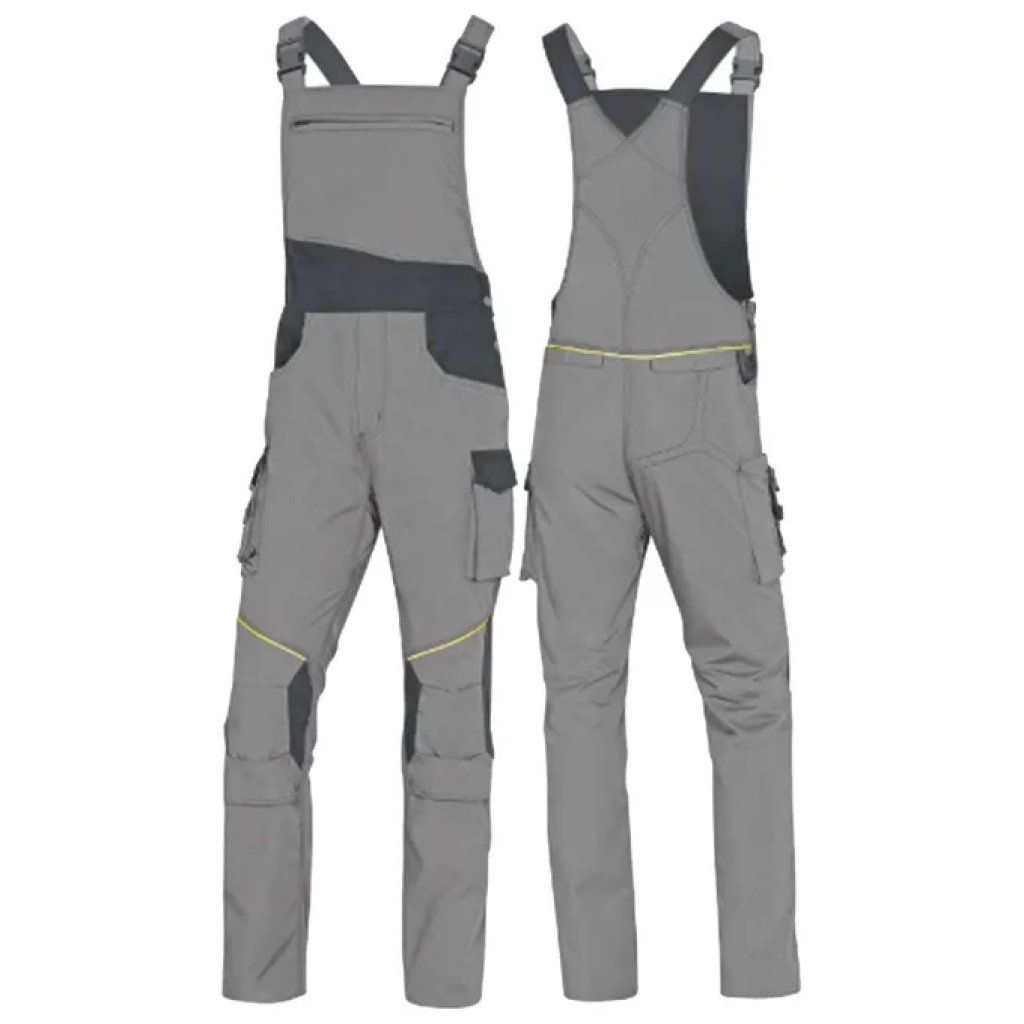Delta Plus Mach 2 Corporate – Salopette da lavoro grigio chiaro/scuro, XL Delta Plus Mach 2 Corporate – Salopette da lavoro grigio chiaro/scuro, XL