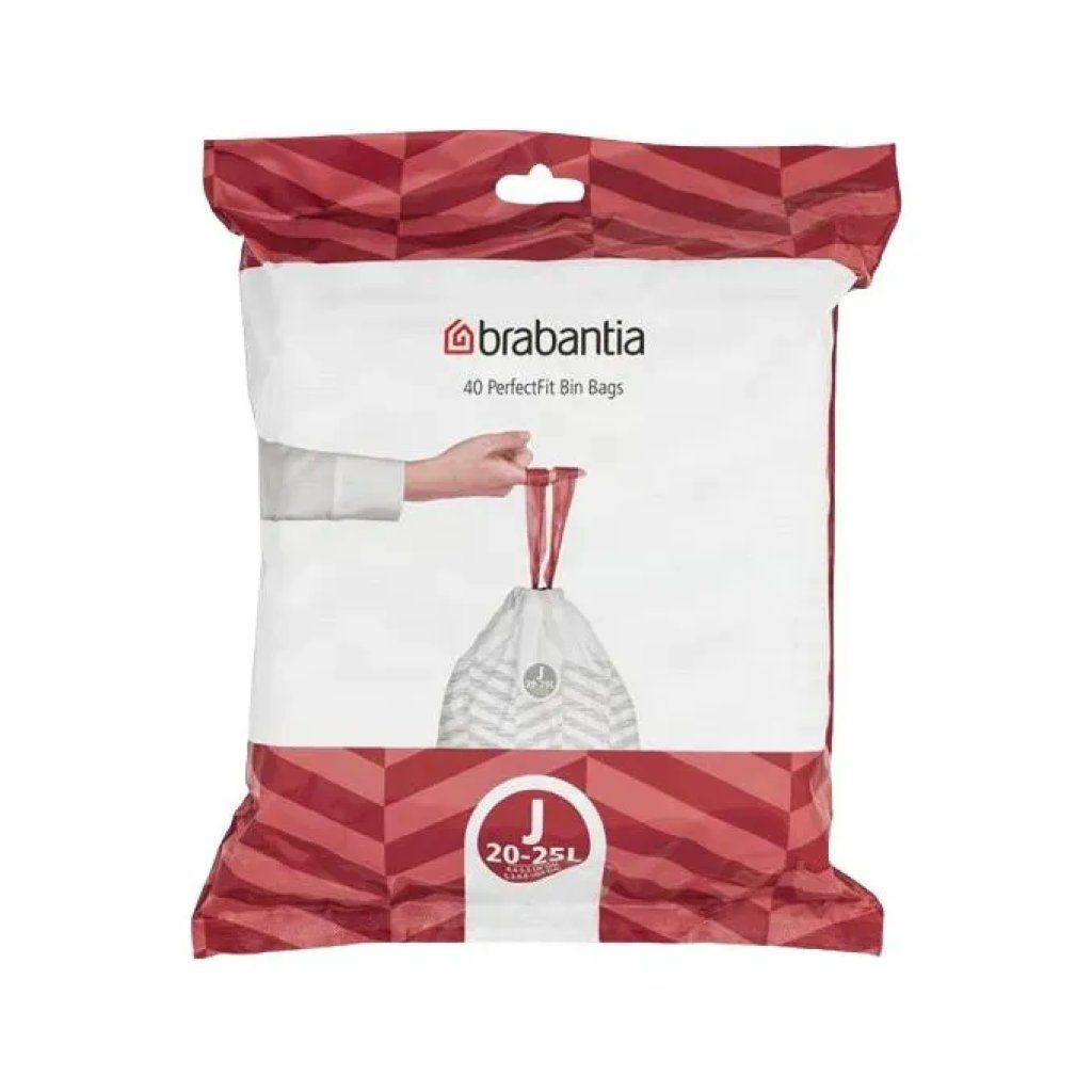 Brabantia PerfectFit Sacchi Pattumiera Codice J, 23 L, 40 Pezzi Brabantia PerfectFit Sacchi Pattumiera Codice J, 23 L, 40 Pezzi