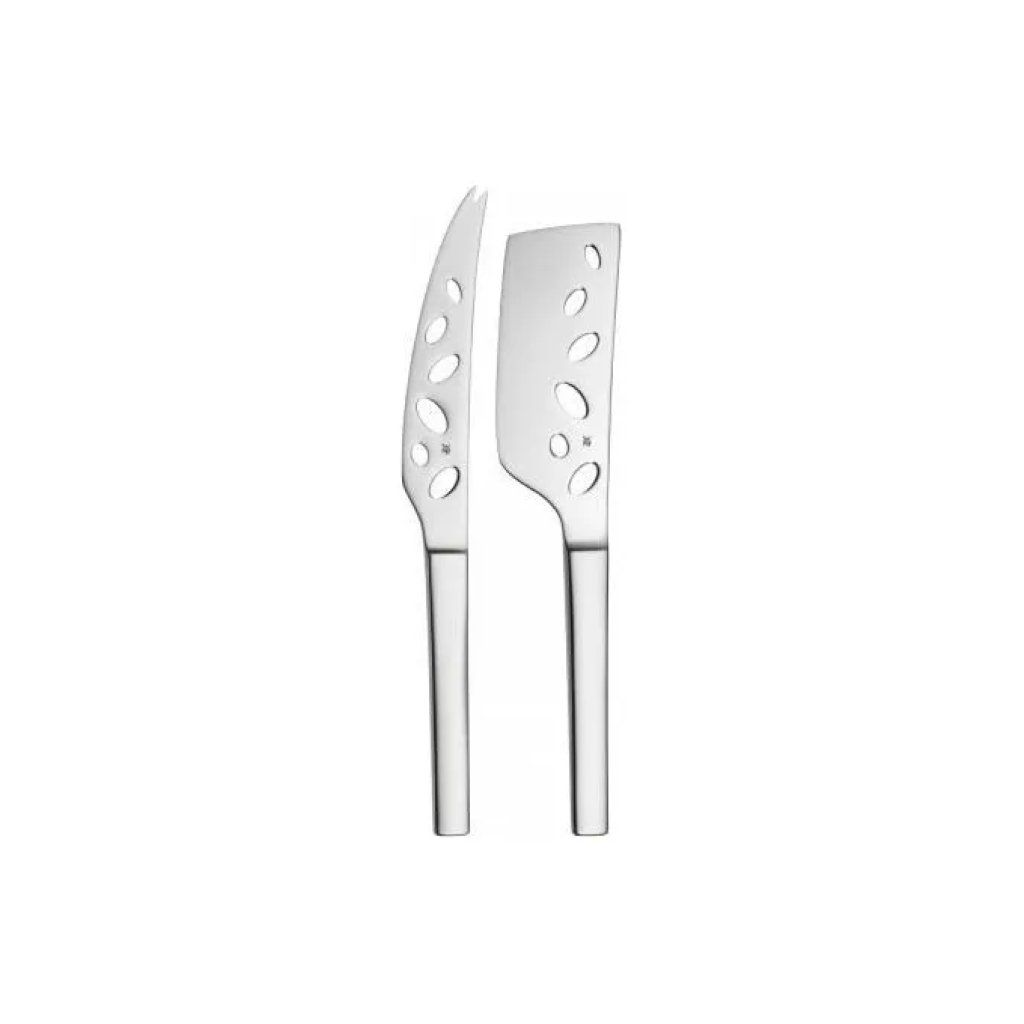 WMF Nuova Set 2 Coltelli da Formaggio in Acciaio Inox 18/10 WMF Nuova Set 2 Coltelli da Formaggio in Acciaio Inox 18/10