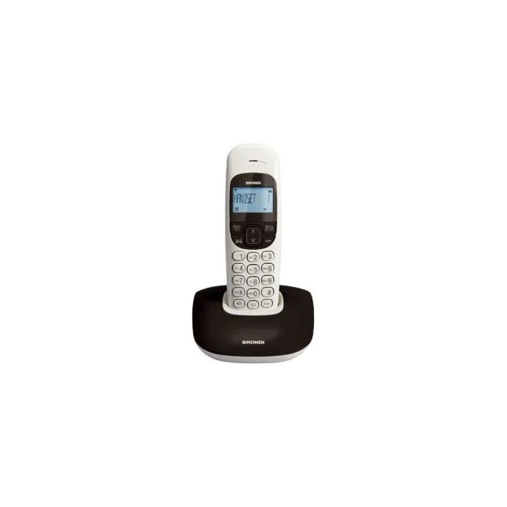 Brondi Nice Telefono Cordless ECO DECT Bianco e Nero