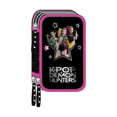 Safta Astuccio K-POP Demon Hunters Blu Safta Astuccio K-POP Demon Hunters Blu