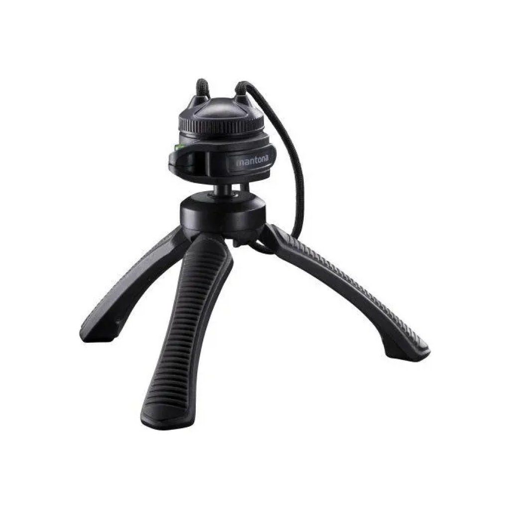 Mantona 21404 – Mini treppiede da tavolo nero
