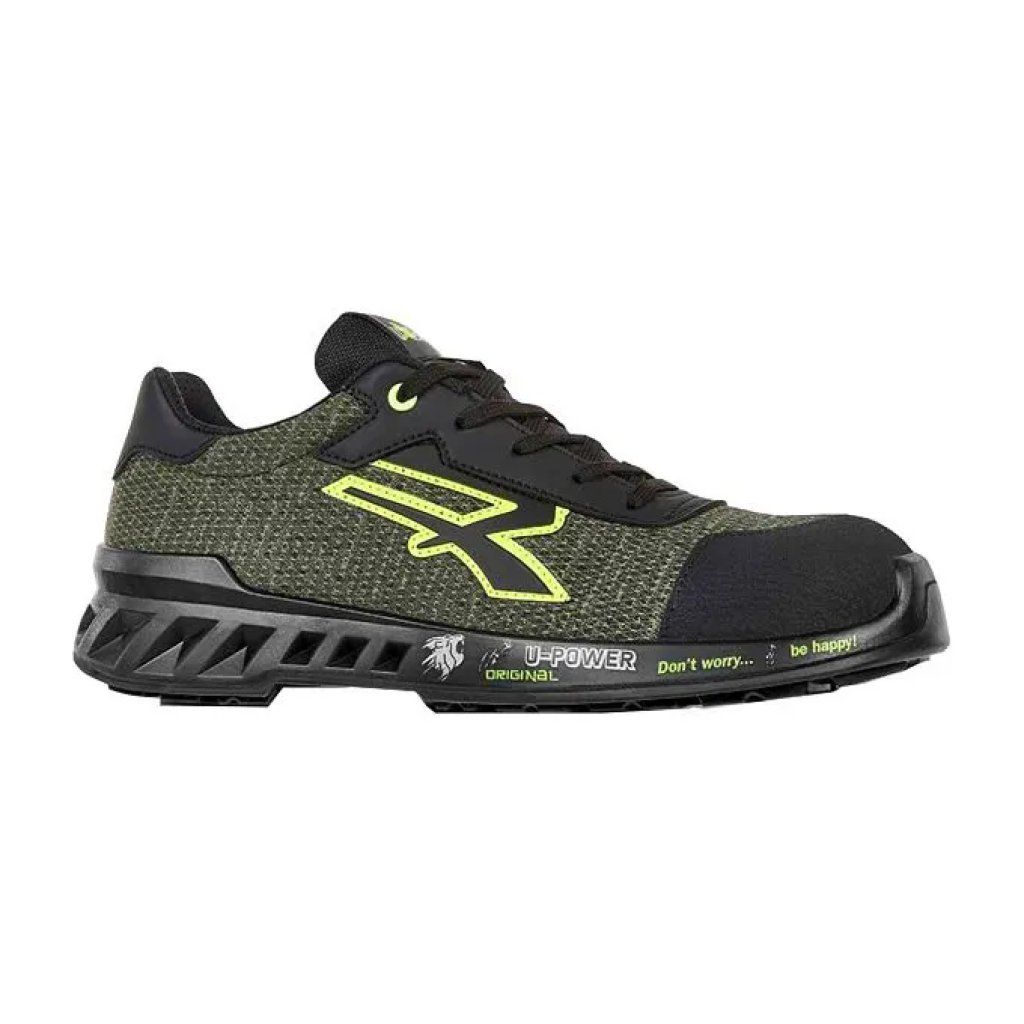 U-Power Red Leve Robin RV20096 Scarpe Antinfortunistiche S1P SRC ESD Verdi