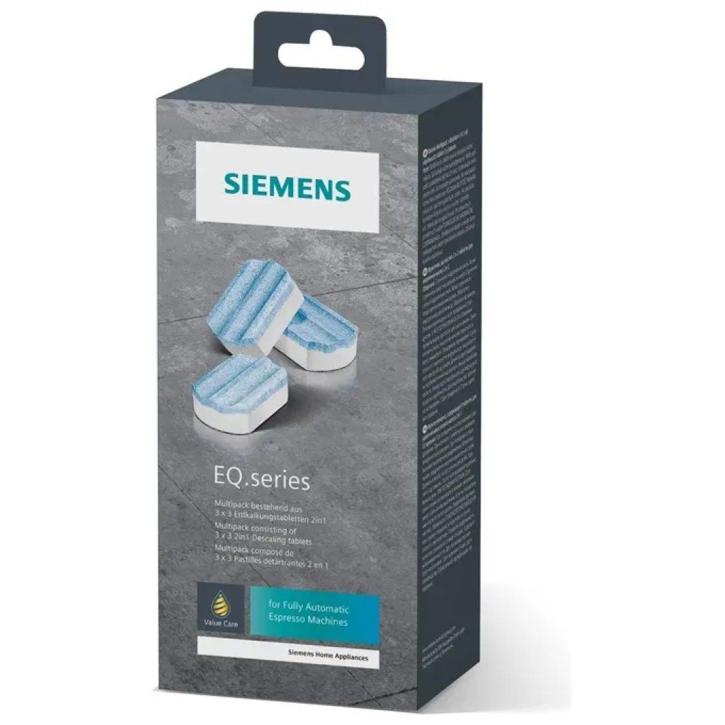 Siemens TZ80032A Pastiglie Decalcificanti EQ Series, Multipack da 9 Siemens TZ80032A Pastiglie Decalcificanti EQ Series, Multipack da 9