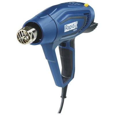 Rapid 5001352 R2000 Pistola Termica 2000 W Temperatura 60 600 °C Flusso Aria 250 500 l-min colore Nero Rapid 5001352 R2000 Pistola Termica 2000 W Temperatura 60 600 °C Flusso Aria 250 500 l-min colore Nero