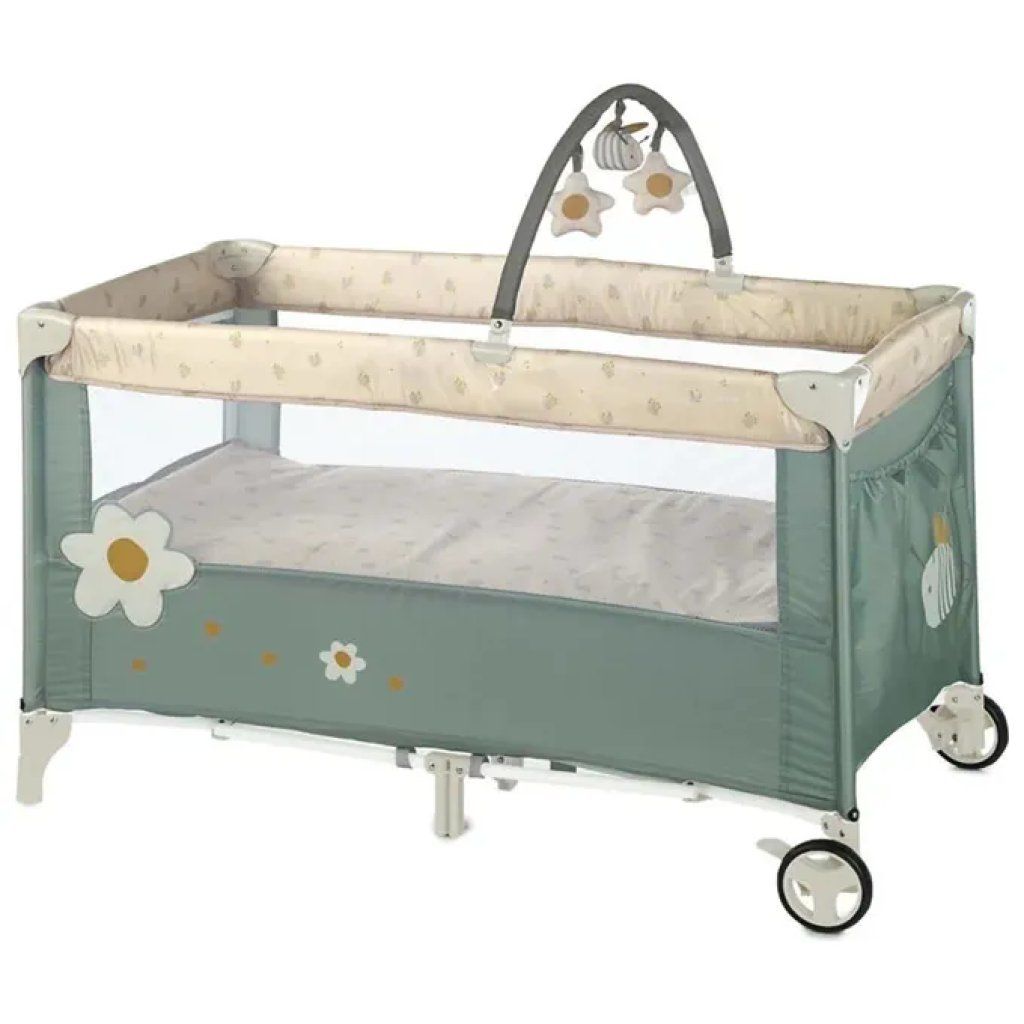 JANÈ Duo Level Toys Lettino da Viaggio 2 Livelli – Mist