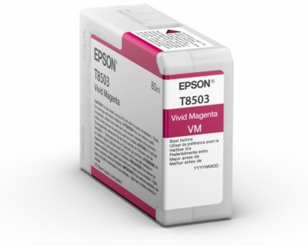 Epson T8503 Cartuccia Originale Magenta Vivido, 80 ml