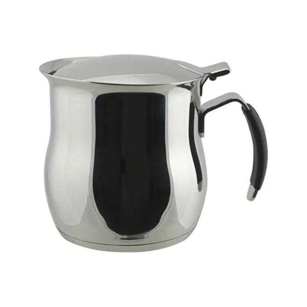 ILSA Omnia Bollilatte in Acciaio Inox con Coperchio, 500 ml