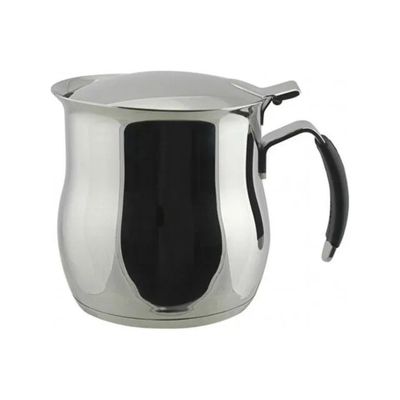 ILSA Omnia Bollilatte in Acciaio Inox con Coperchio, 500 ml
