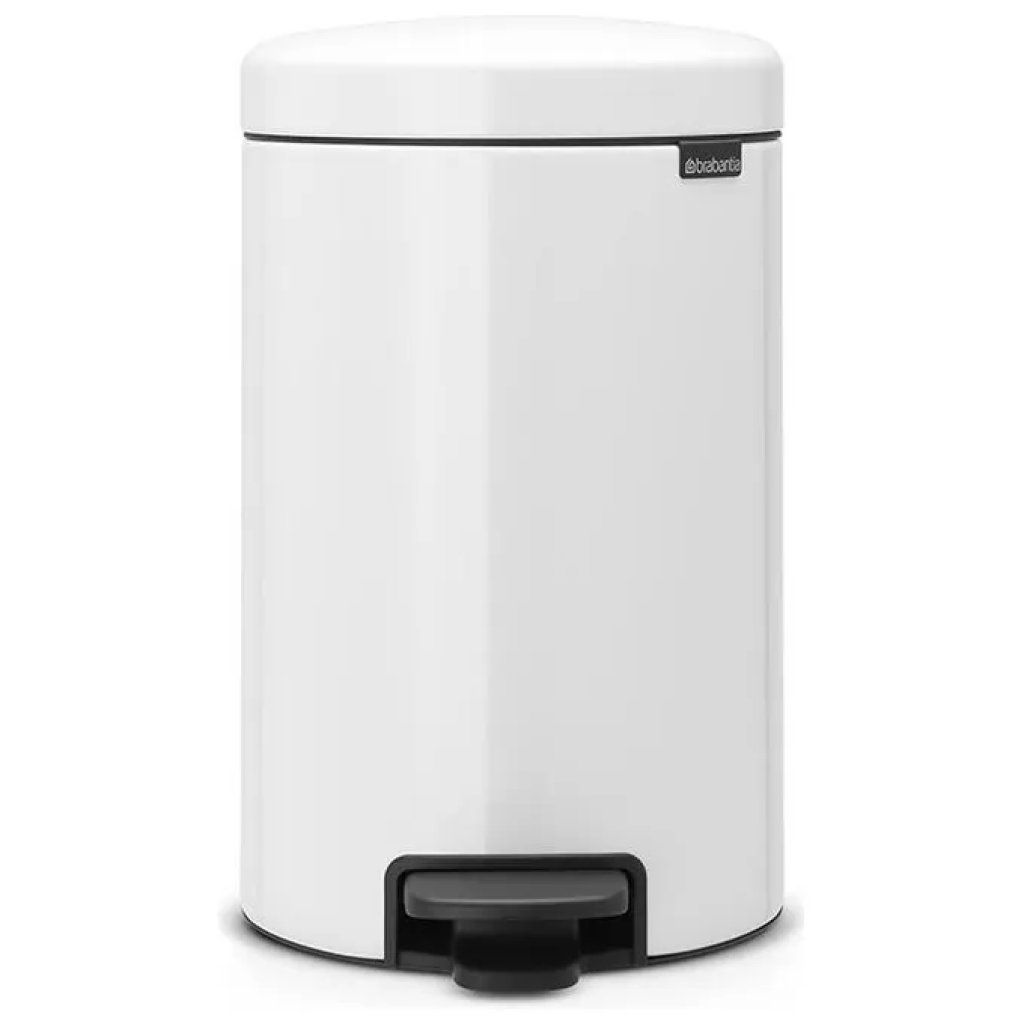 Brabantia NewIcon Pattumiera a Pedale 12 L Bianca Brabantia NewIcon Pattumiera a Pedale 12 L Bianca