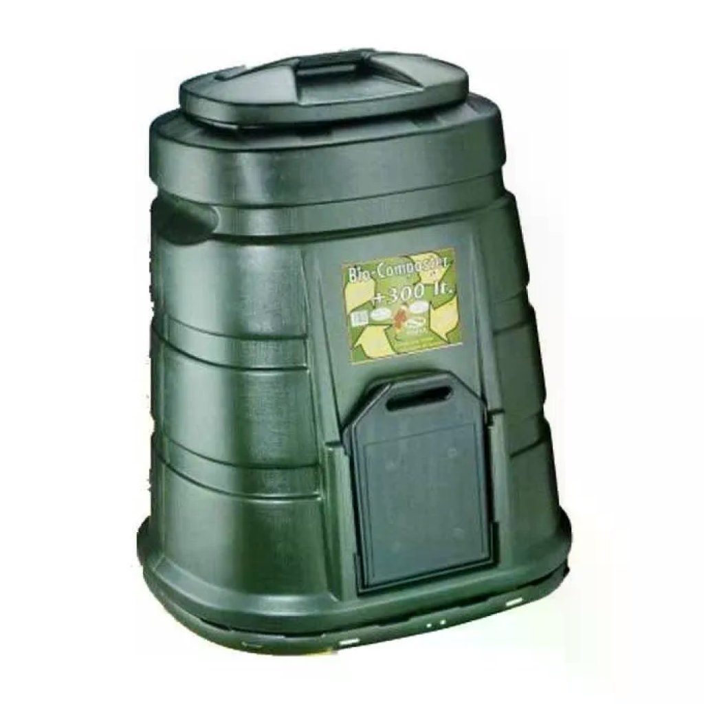 SIRSA Compostiera da Giardino 300 L in Plastica Riciclabile
