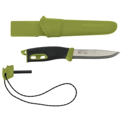 Morakniv Companion Spark Coltello Fisso Verde con Accendino