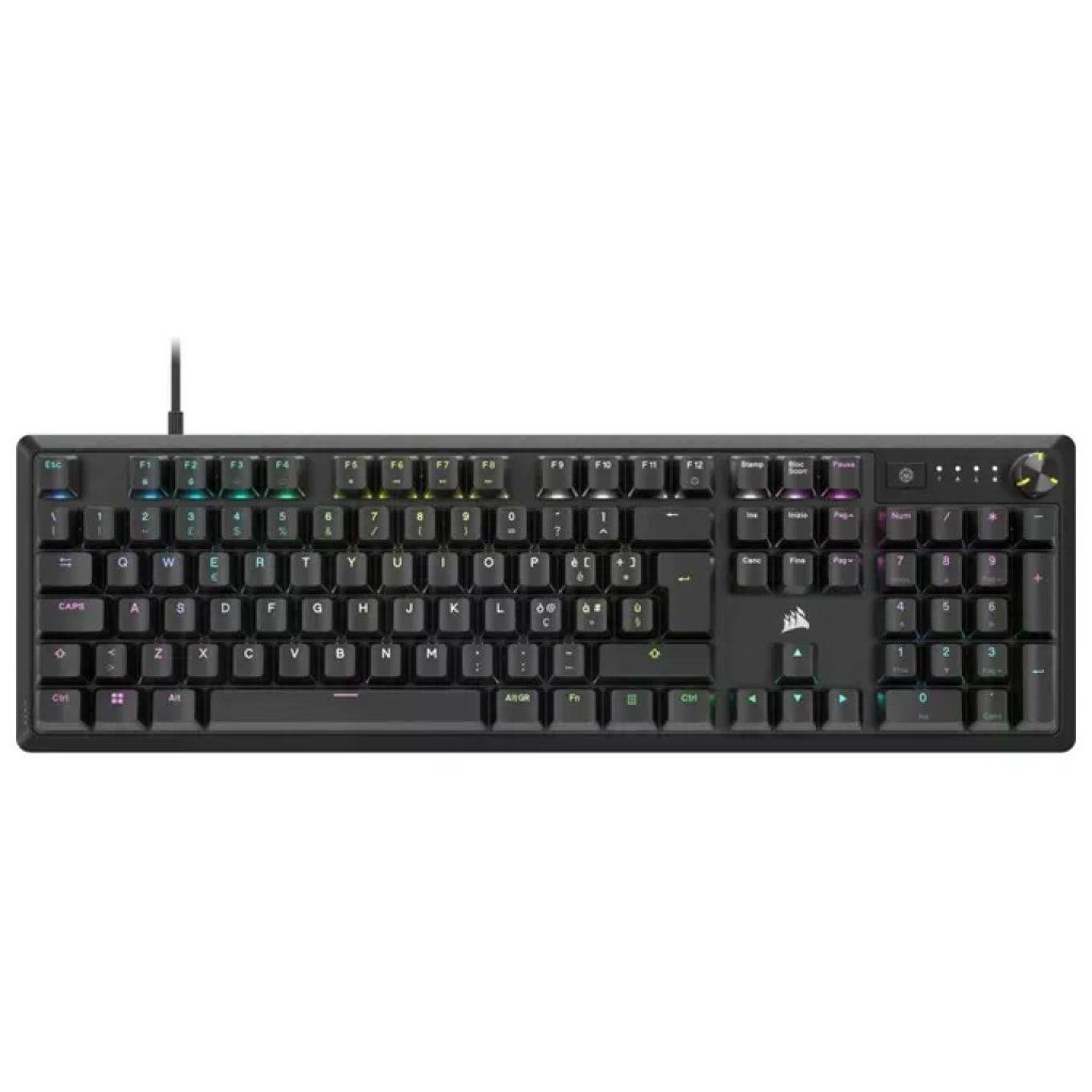 Corsair K70 CORE RGB – Tastiera Gaming Meccanica Full-Size, QWERTY Italiano, USB, Nera Corsair K70 CORE RGB – Tastiera Gaming Meccanica Full-Size, QWERTY Italiano, USB, Nera