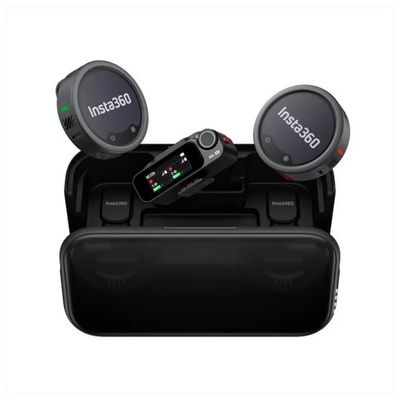 Insta360 MIC PRO MCA10 – Microfono wireless 2 TX + 1 RX, nero Insta360 MIC PRO MCA10 – Microfono wireless 2 TX + 1 RX, nero