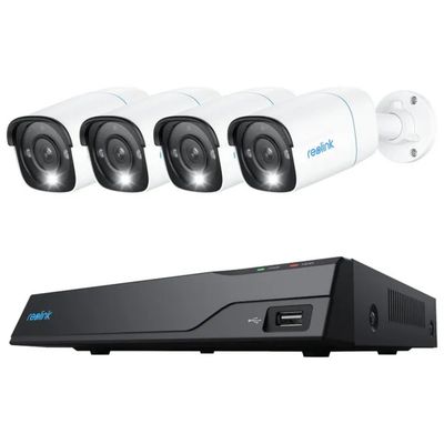 Reolink 6975253983322 NVS8 Kit di videosorveglianza Cablato 8 canali Risoluzione UHD 8 MP PoE IP66 Hard