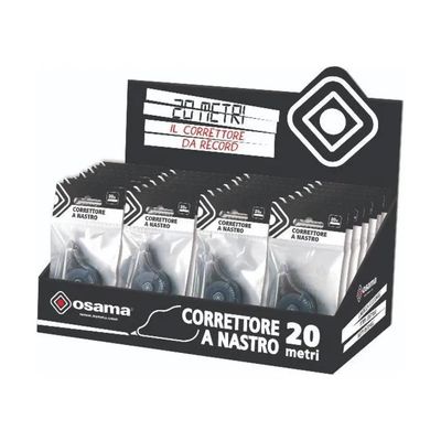 OSAMA OW 10121 – Set da 36 correttori a nastro, 5 mm x 20 m