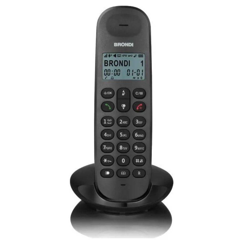 Brondi Lotus Telefono Cordless DECT Nero