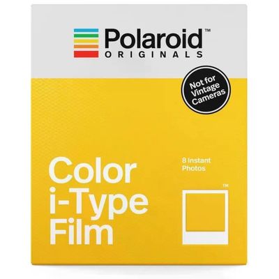 Polaroid Color i-Type Film – Pellicola istantanea a colori, 8 pose Polaroid Color i-Type Film – Pellicola istantanea a colori, 8 pose