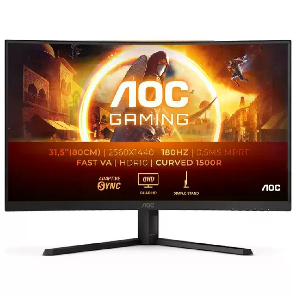 AOC Monitor gaming curvo AOC CQ32G4VE 32” QHD 180 Hz