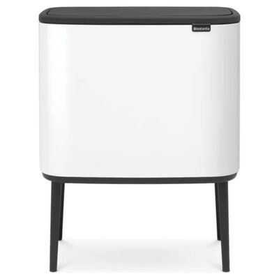Brabantia Bo Touch Bin Pattumiera 3x11 L Bianca