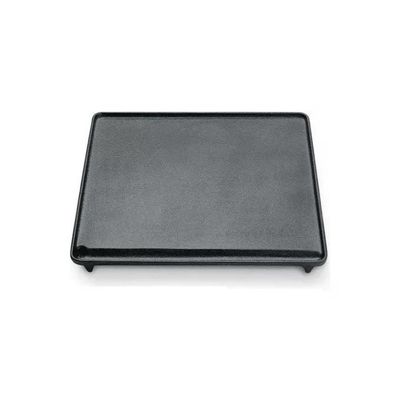 OMPAGRILL Piastra liscia in ghisa 40 x 43 cm