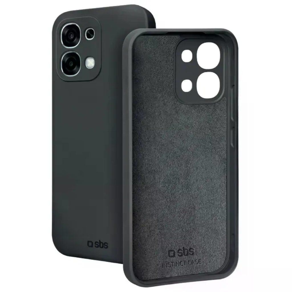 SBS Instinct Cover per Oppo A6x, nera in TPU e microfibra